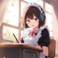 A tranquil academy classroom 6枚目
