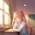 A tranquil academy classroom 4枚目