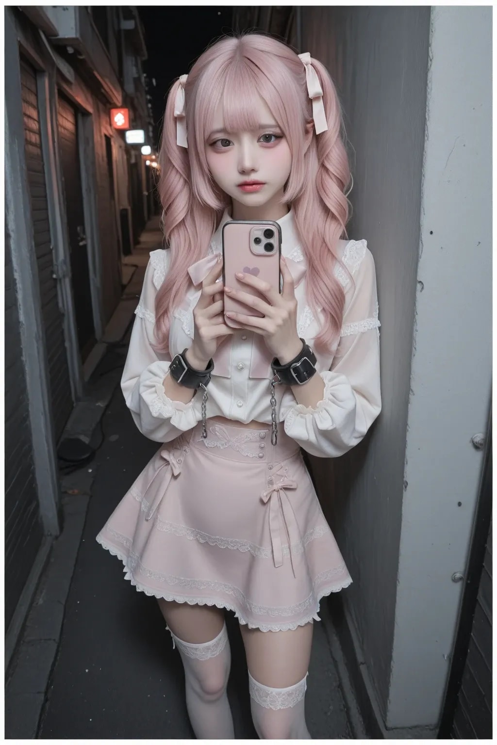 地雷系ちゃんの立ちんぼ《SeaArt》