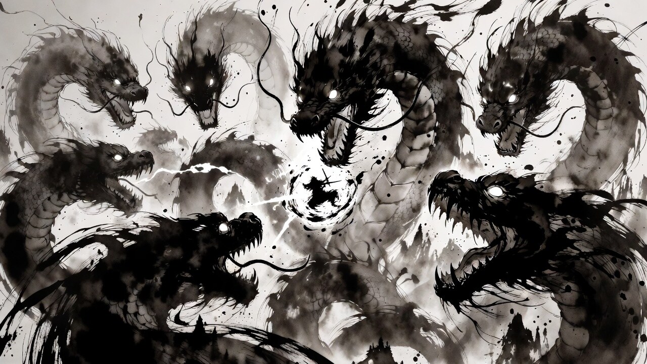 八岐大蛇 | の人気AIイラスト・グラビア