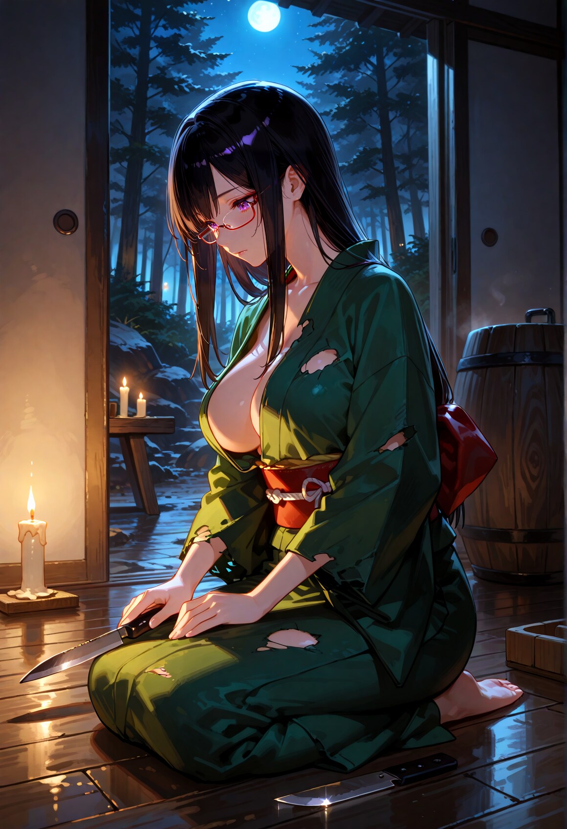 三枚のお札カフェ。
