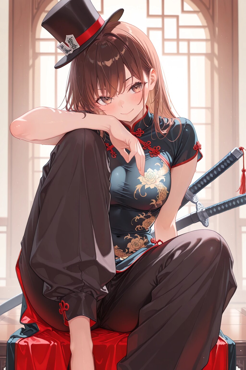 中華なシルクハット