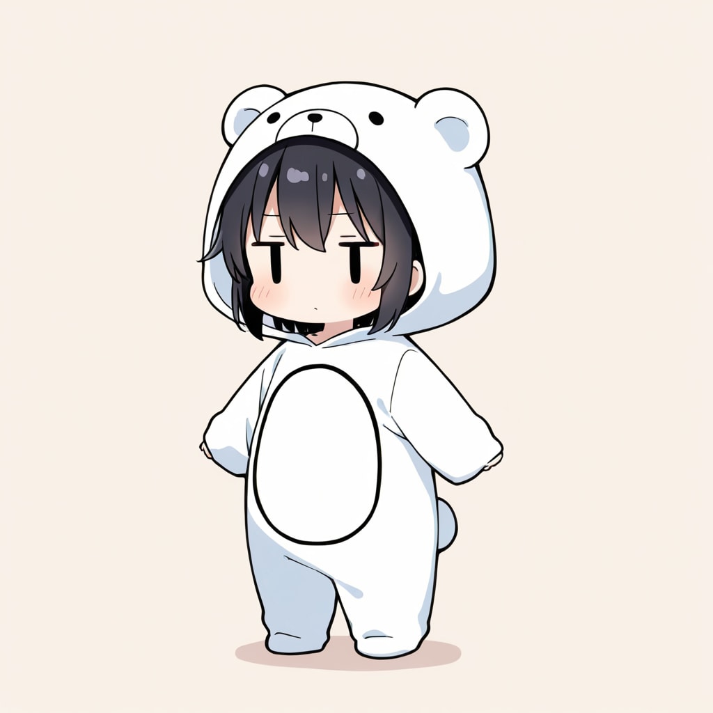 着ぐるみ着せ替え（ホッキョクグマ）