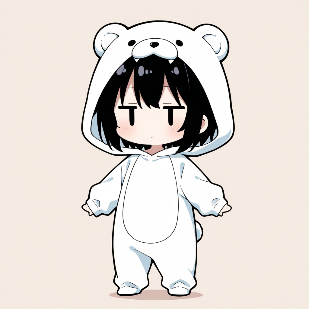 着ぐるみ着せ替え（ホッキョクグマ）