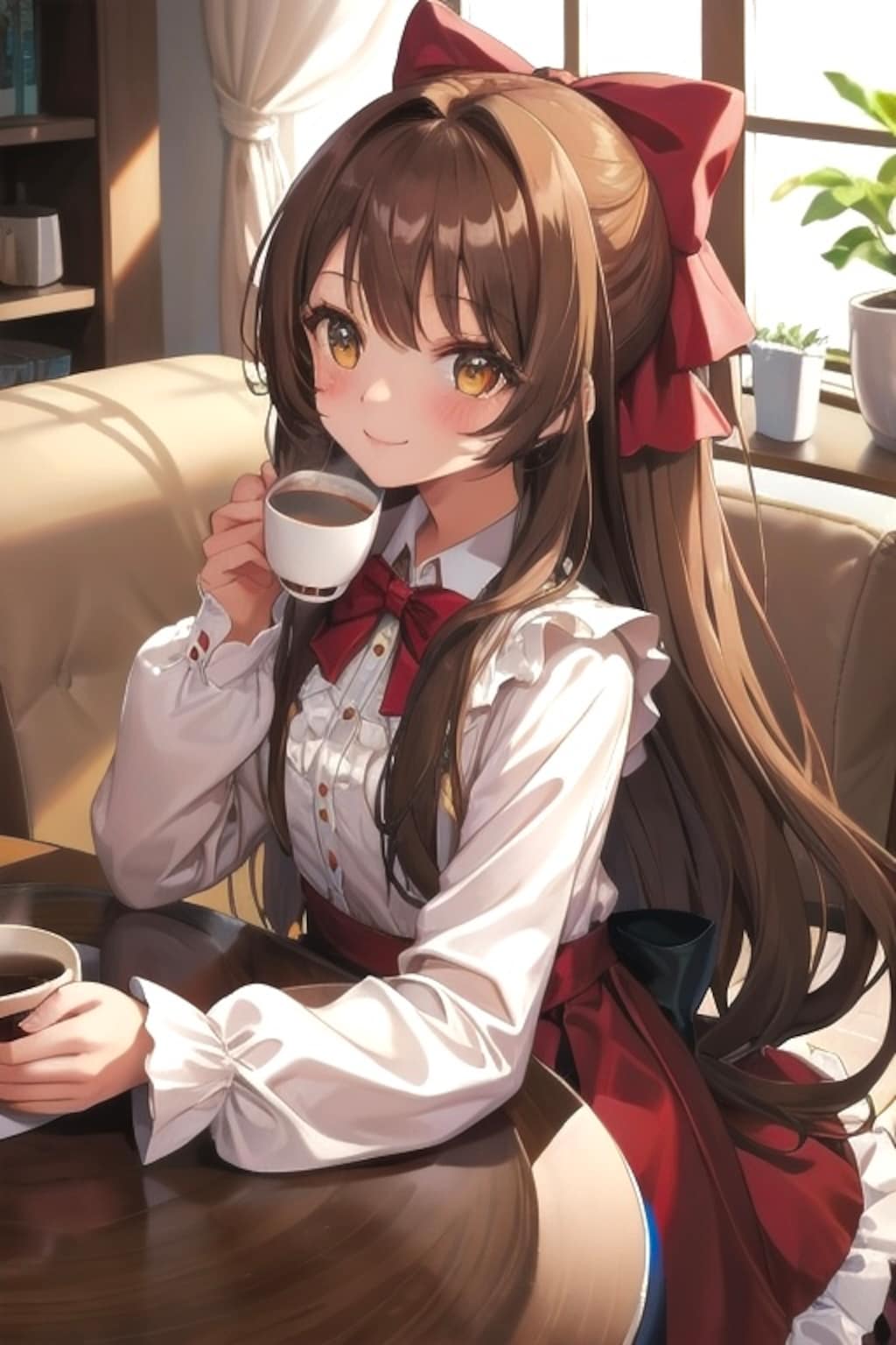ひと息ついてみる〜☕️🌿.•*