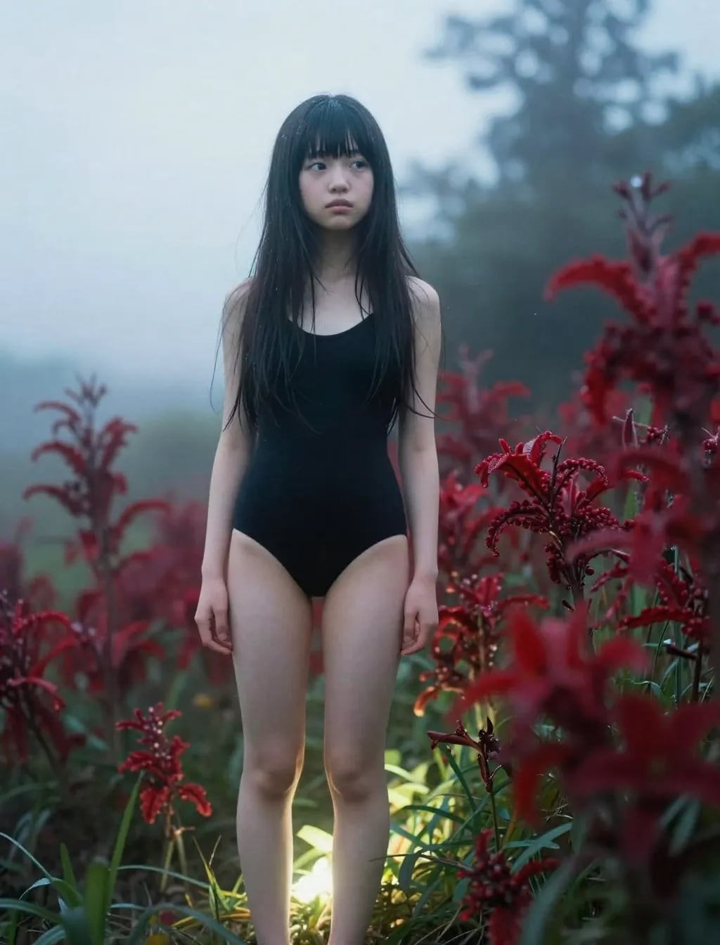 黒いレオタード
