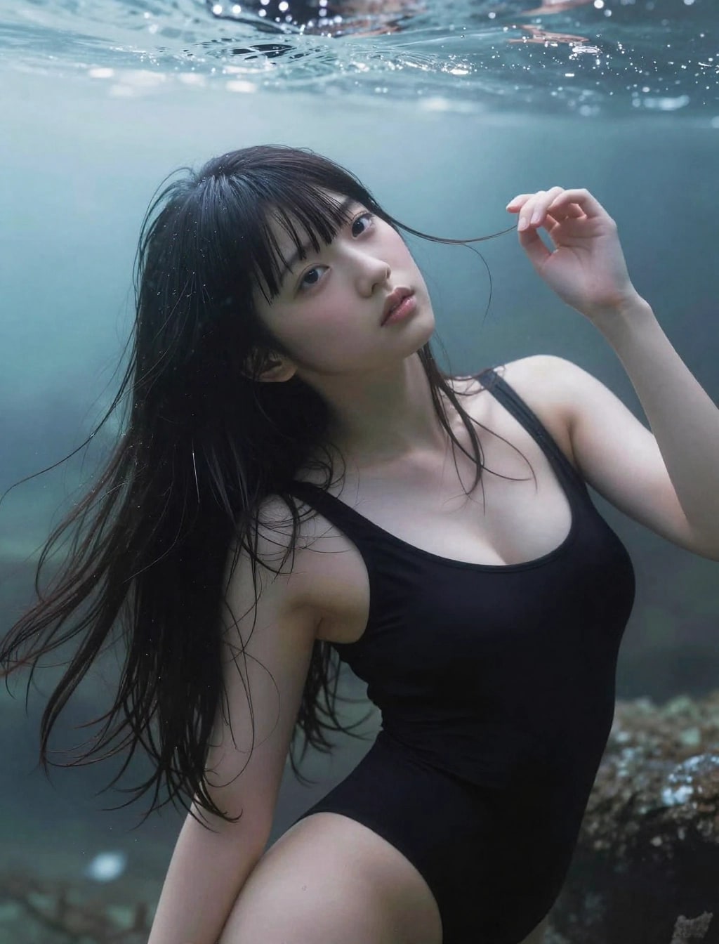 黒いレオタード
