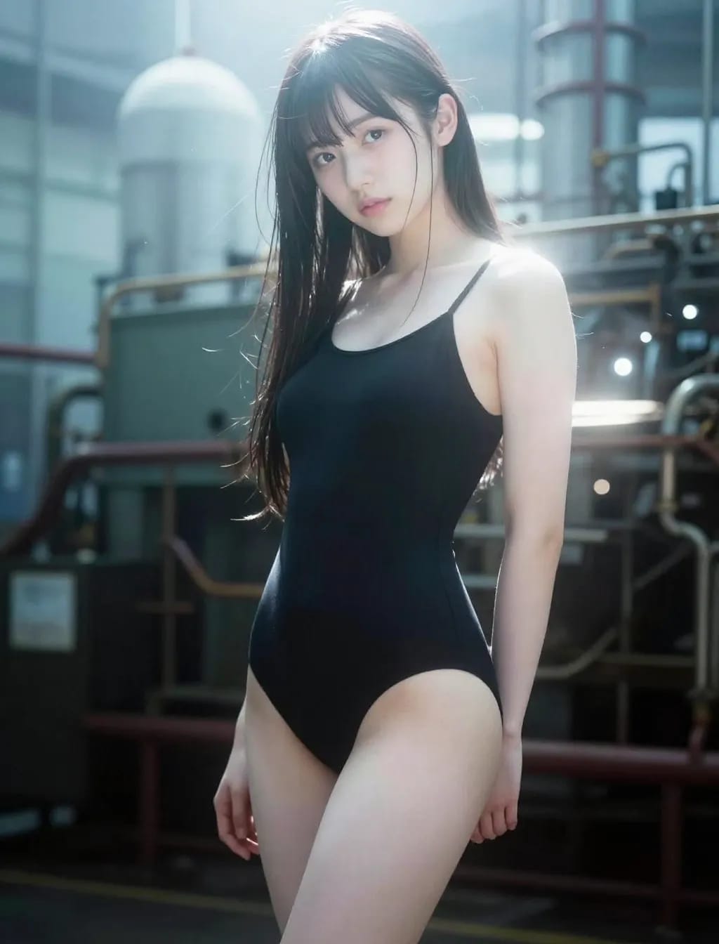 黒いレオタード