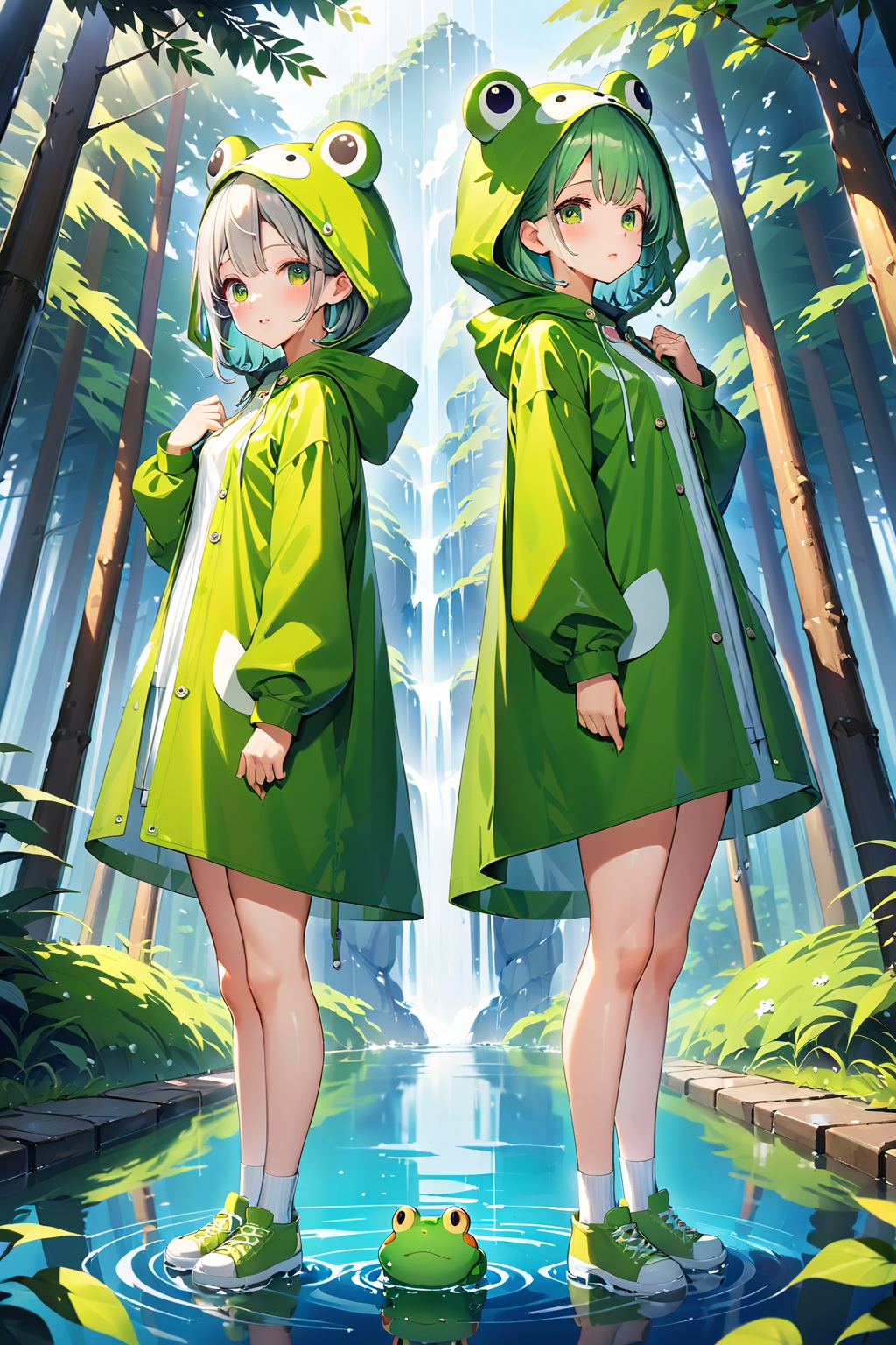カエルのレインコート☔️
