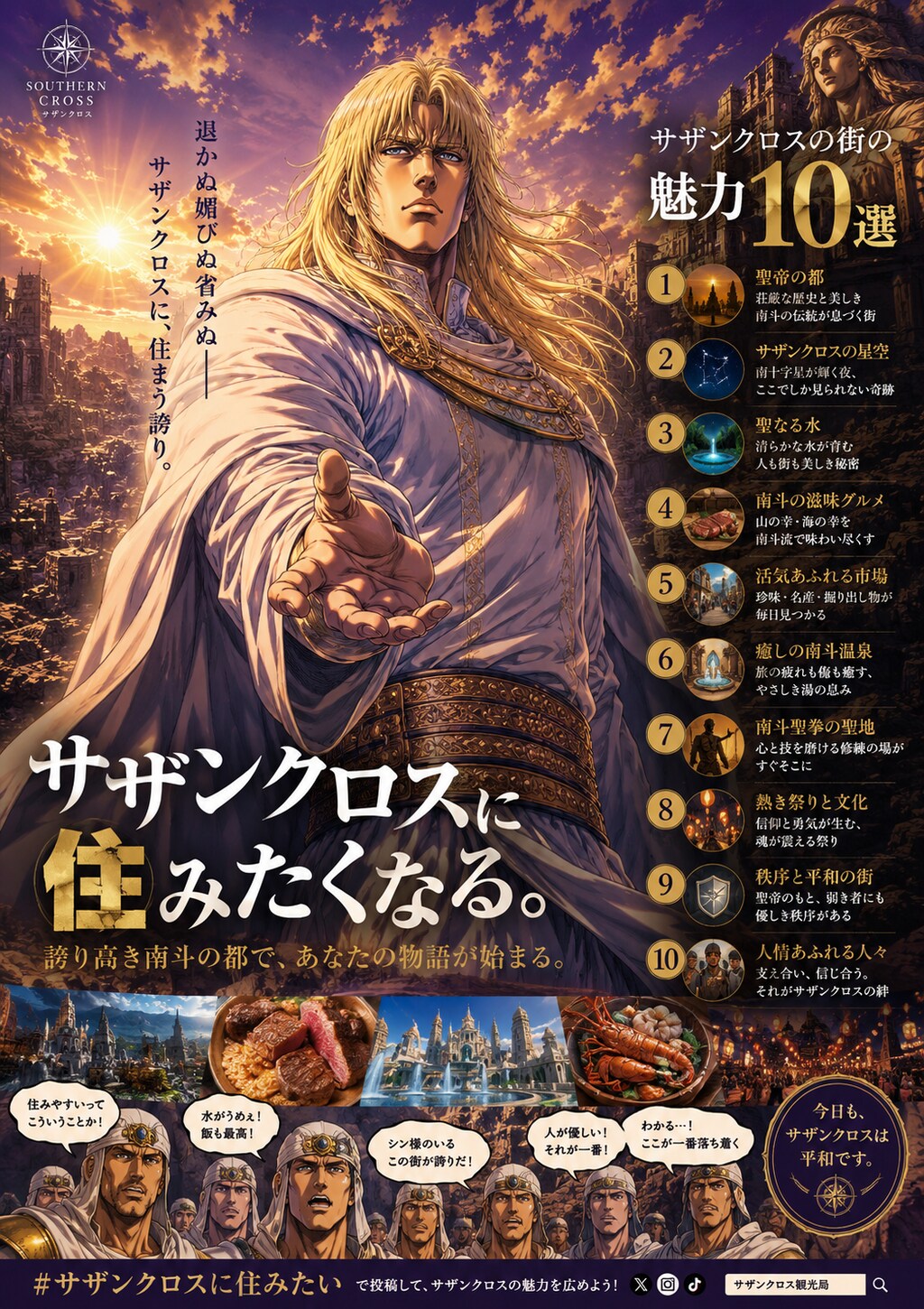 サザンクロスに住みたくなるポスター