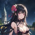 白髪ウサ耳ドレス娘 6枚目