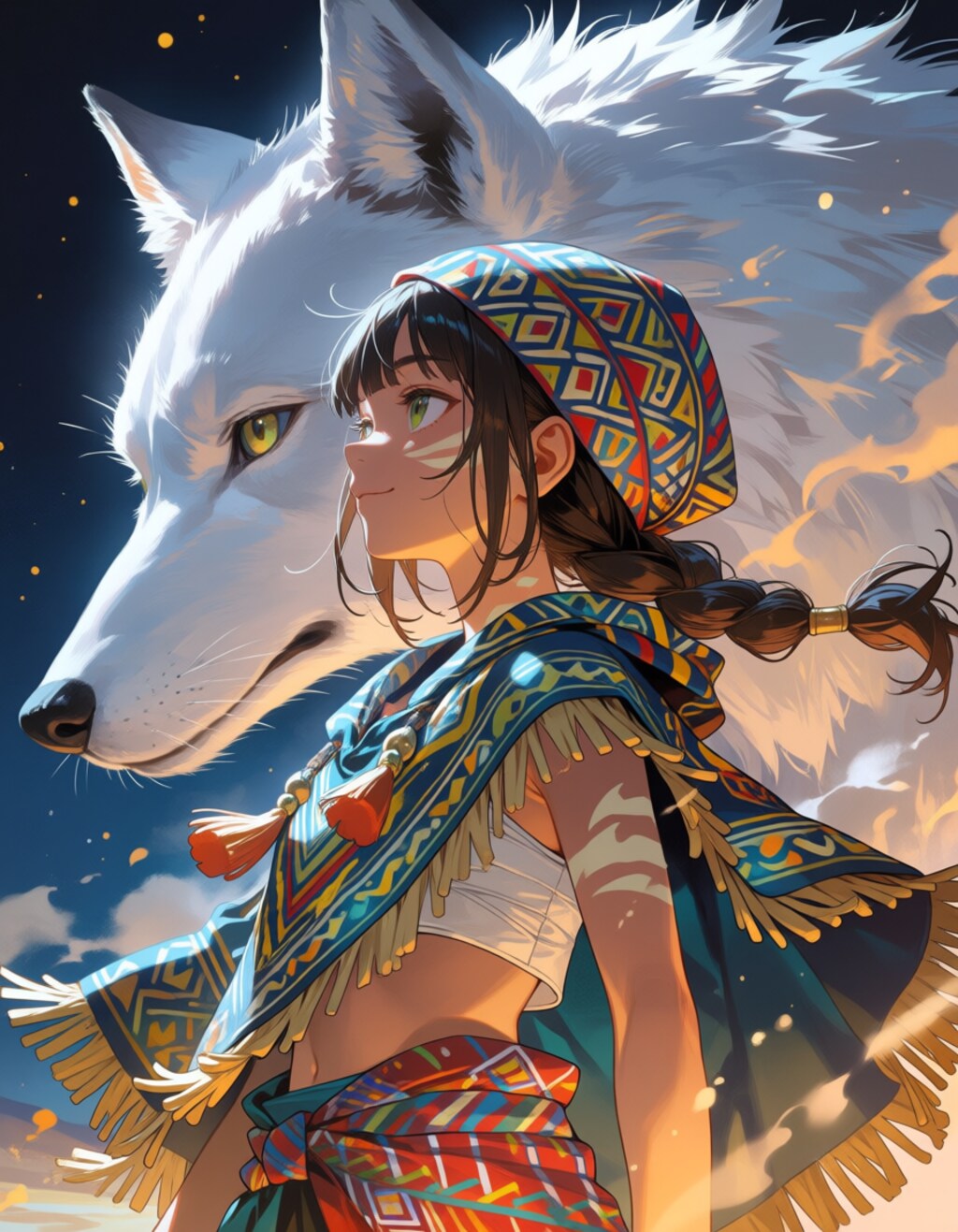 砂漠の狼神