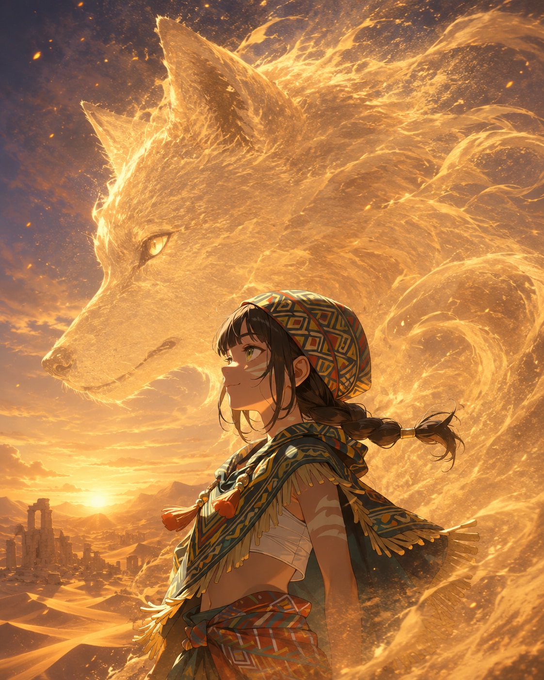 砂漠の狼神