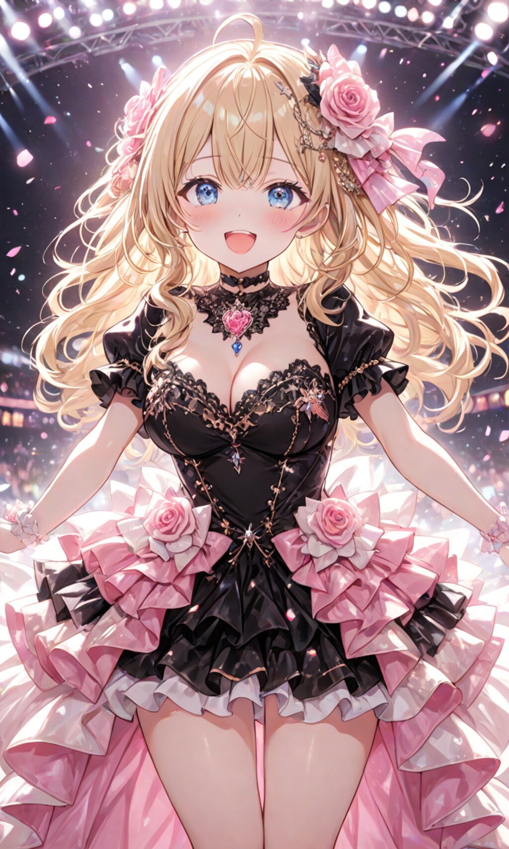 ステージとドレスとアイドルと