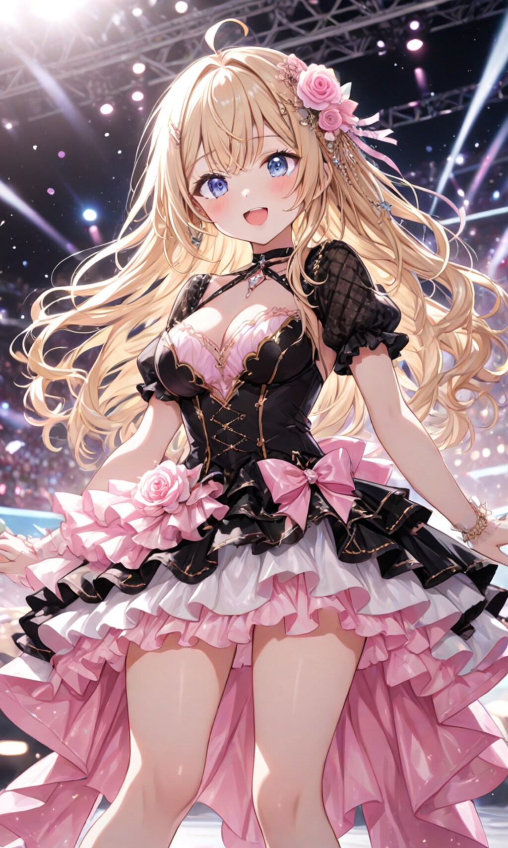 ステージとドレスとアイドルと