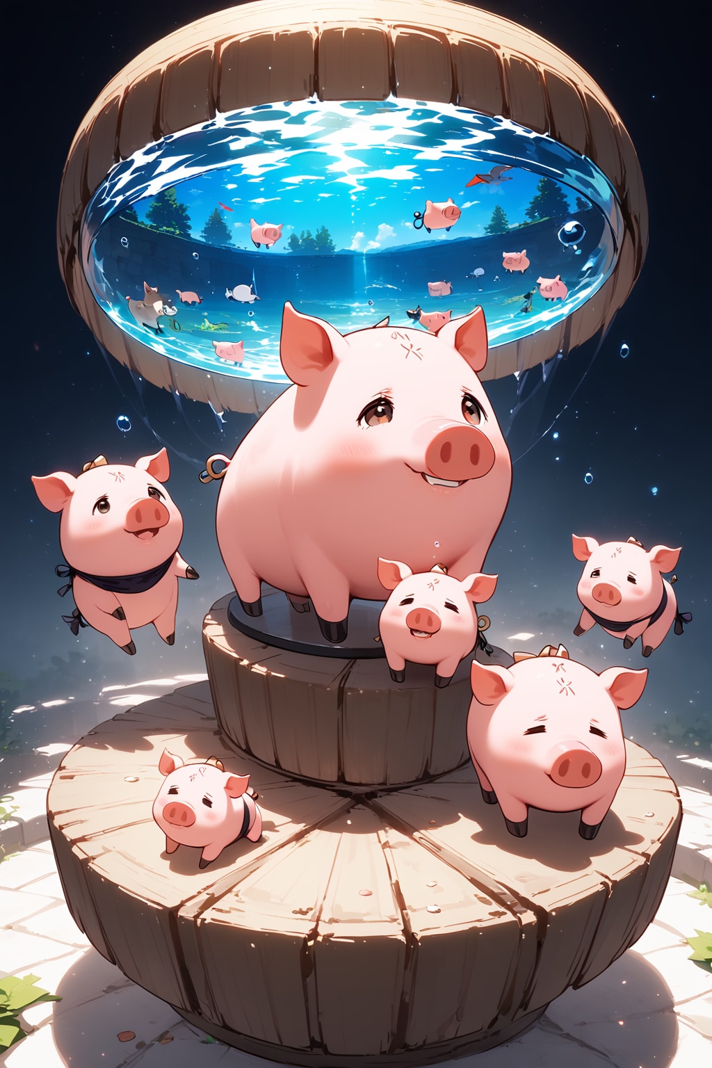 ぶた | の人気AIイラスト・グラビア