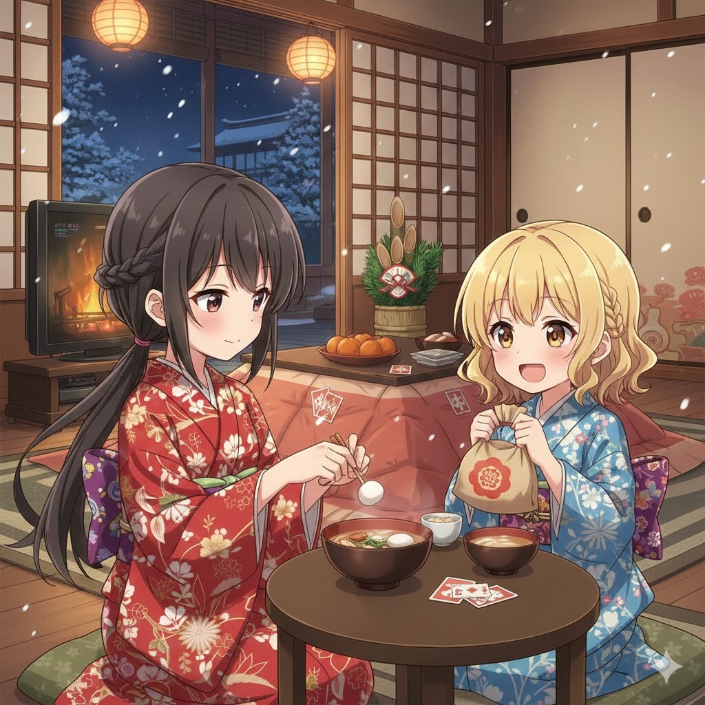 年越しガール | の人気AIイラスト・グラビア