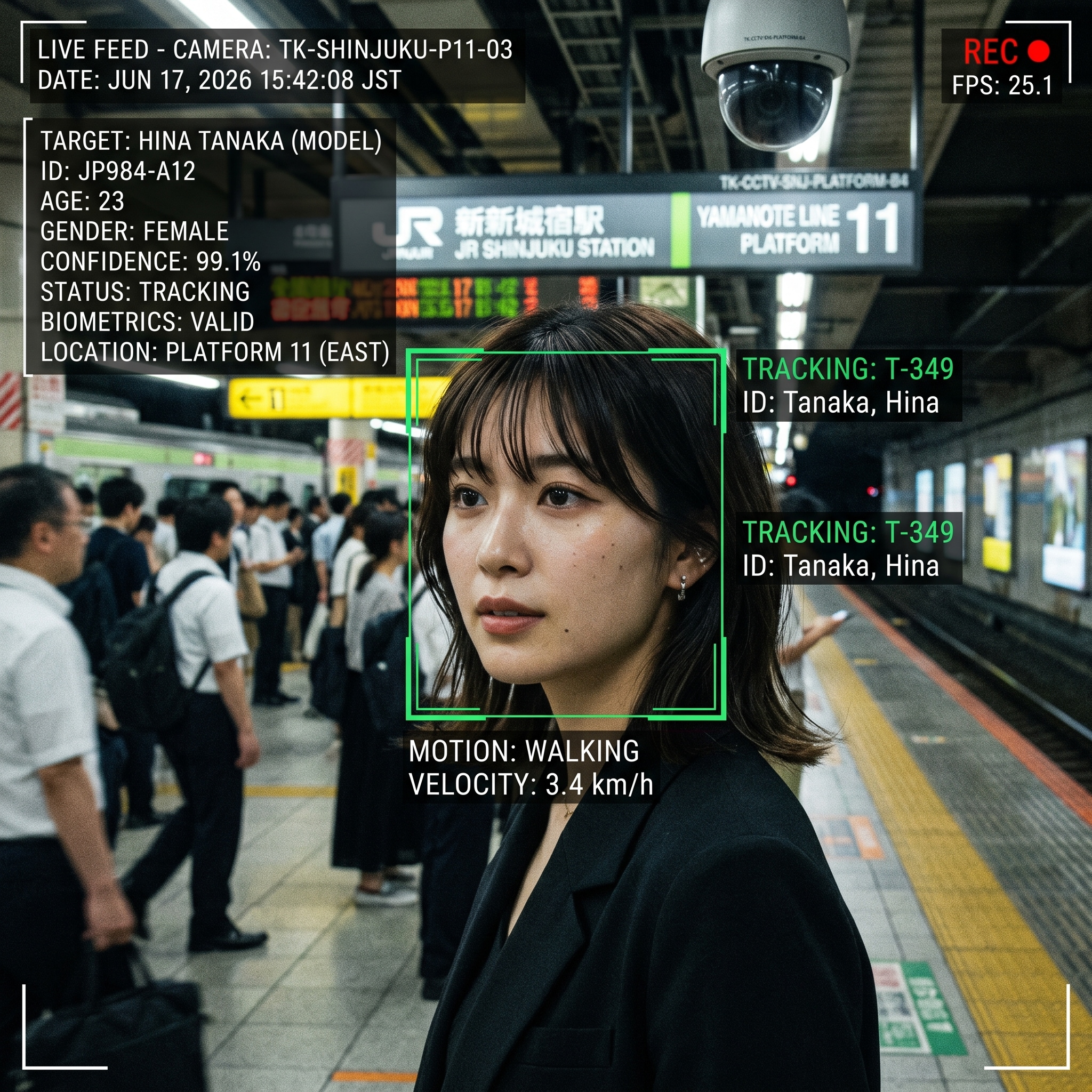 ハイテク監視カメラ