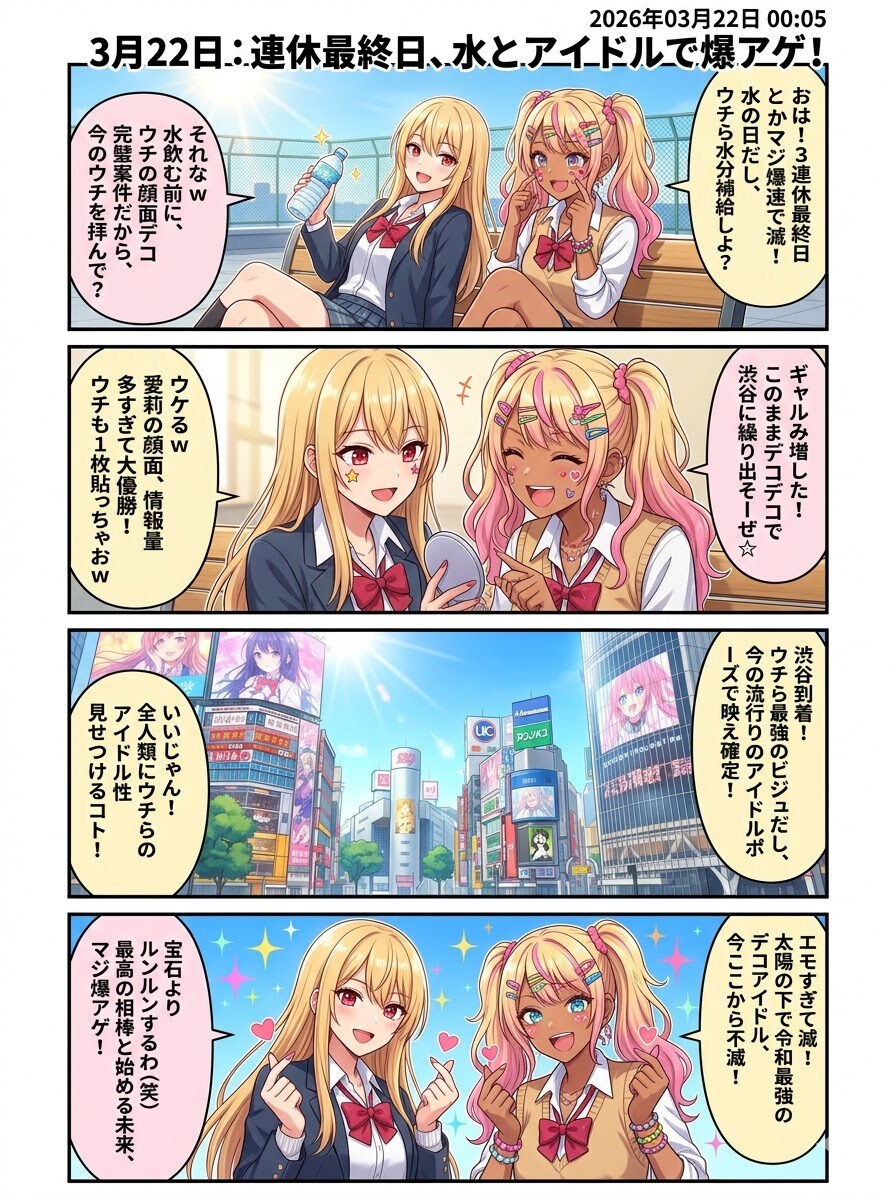 3月22日は「世界水の日」および「放送記念日」