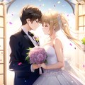 新婦新婦💕愛の結婚式 2枚目