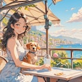 愛犬とバカンス 8枚目