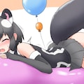 風船えっちに励むマダラスカンク♡ 2枚目