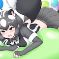 風船えっちに励むマダラスカンク♡ 4枚目
