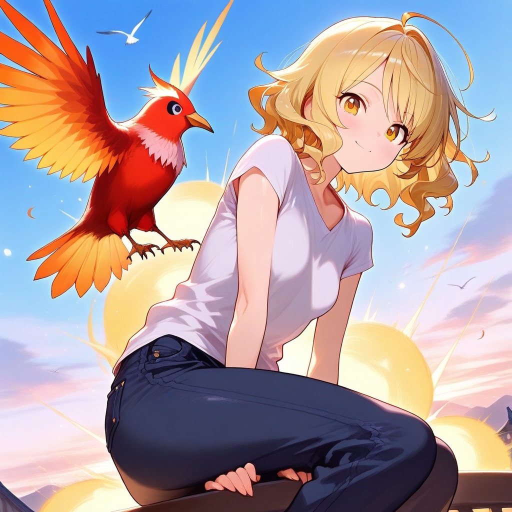 (でっかい屁で)空を飛ぶ