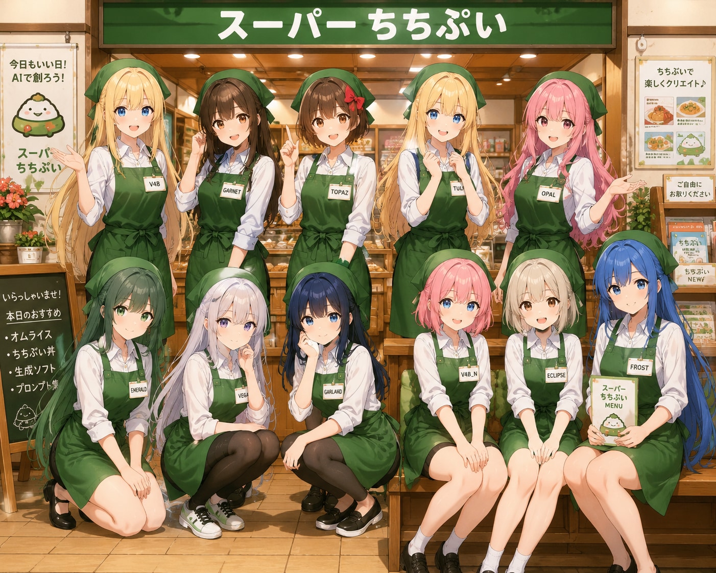 集合写真のボツ画像 | の人気AIイラスト・グラビア