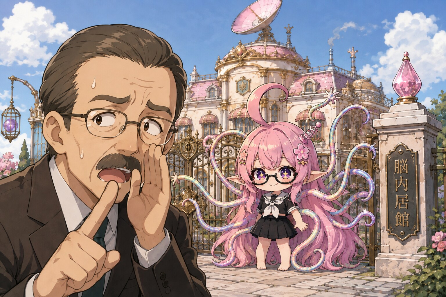 お前にも忠告して置きますがね、あの館へだけは行つちやいけないぜ。