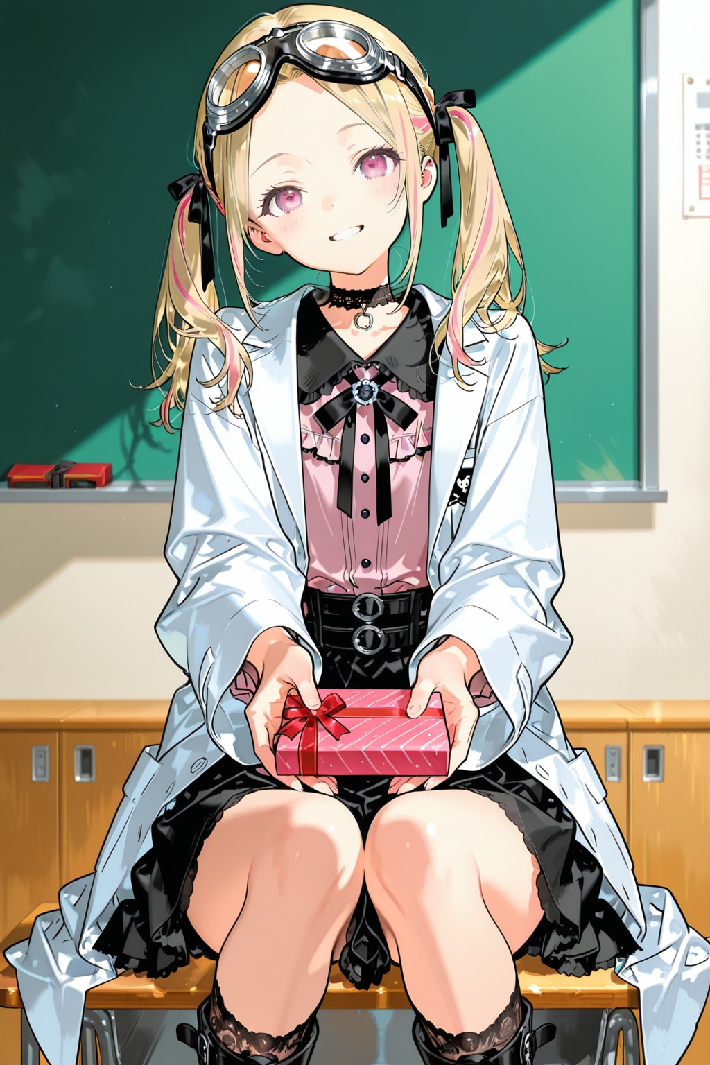 ECHIな 地雷系リケジョのチョコ