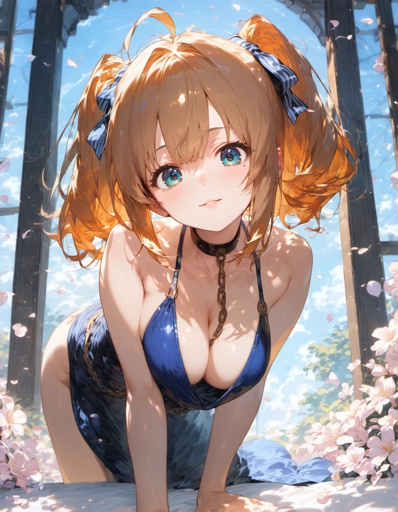Blooming Beneath the Blue Sky