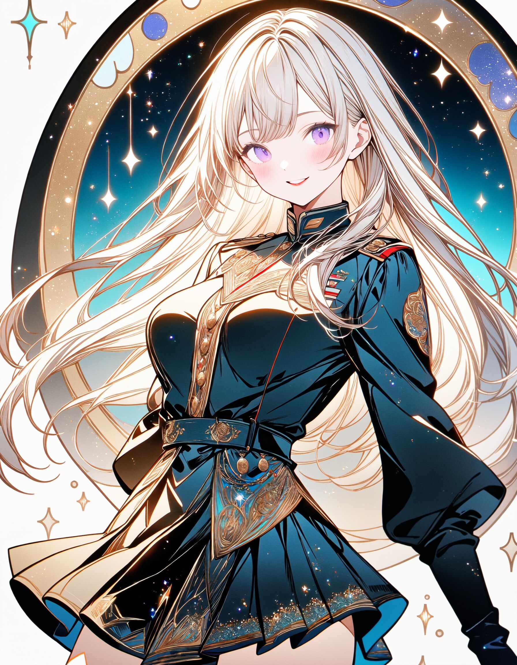 軍服姉さんXL | の人気AIイラスト・グラビア