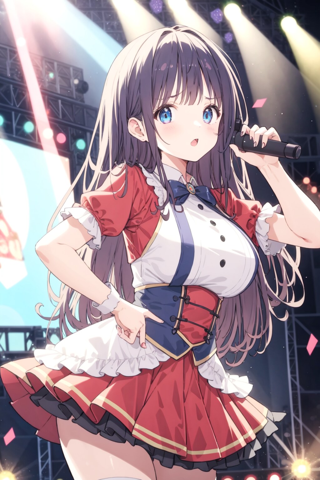 アイドル | の人気AIイラスト・グラビア