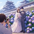 結婚式前撮り 2枚目