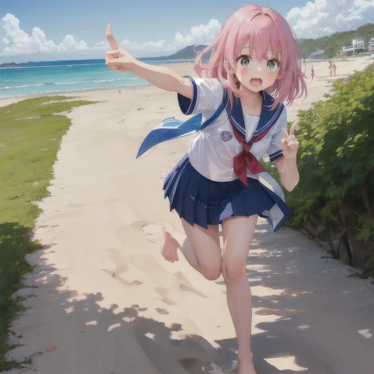 ほらっあれあれ～っ　お兄ちゃんのパンツ飛んでるよ～ | の人気AIイラスト・グラビア