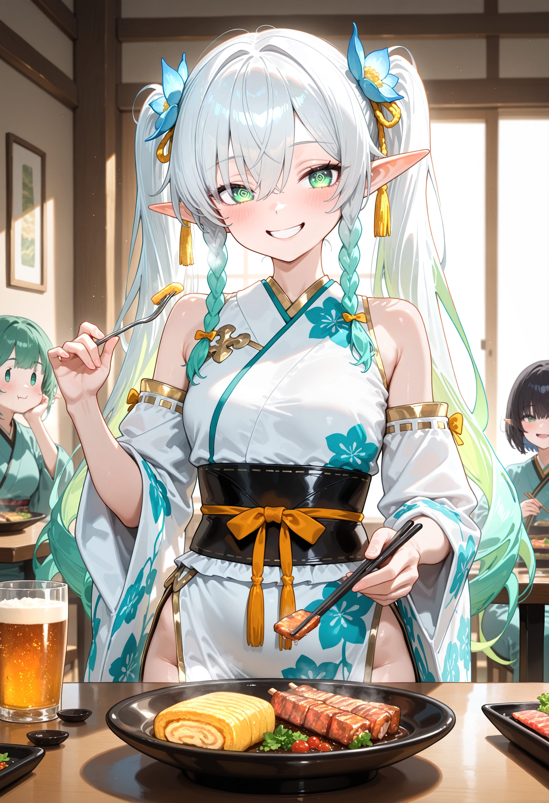 お昼のエルフ 2025.5.12 | の人気AIイラスト・グラビア