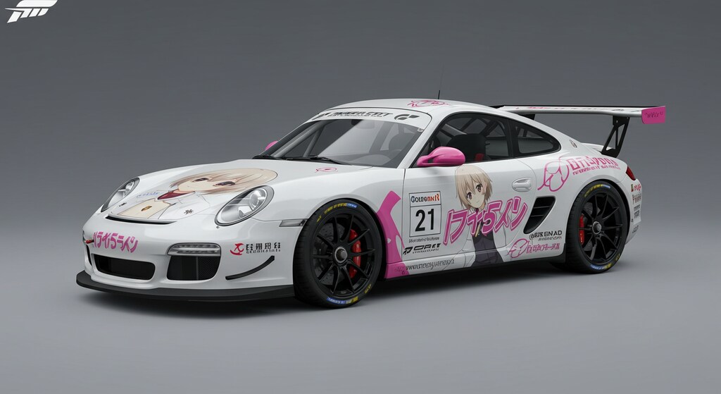 ポルシェレーシングカー痛車