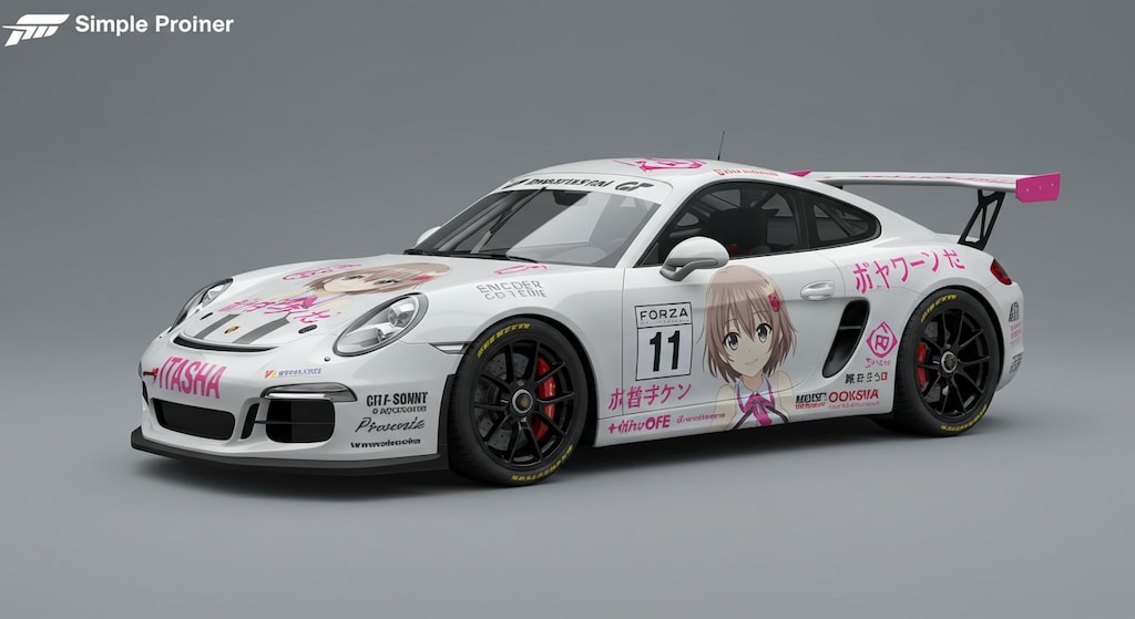 ポルシェレーシングカー痛車