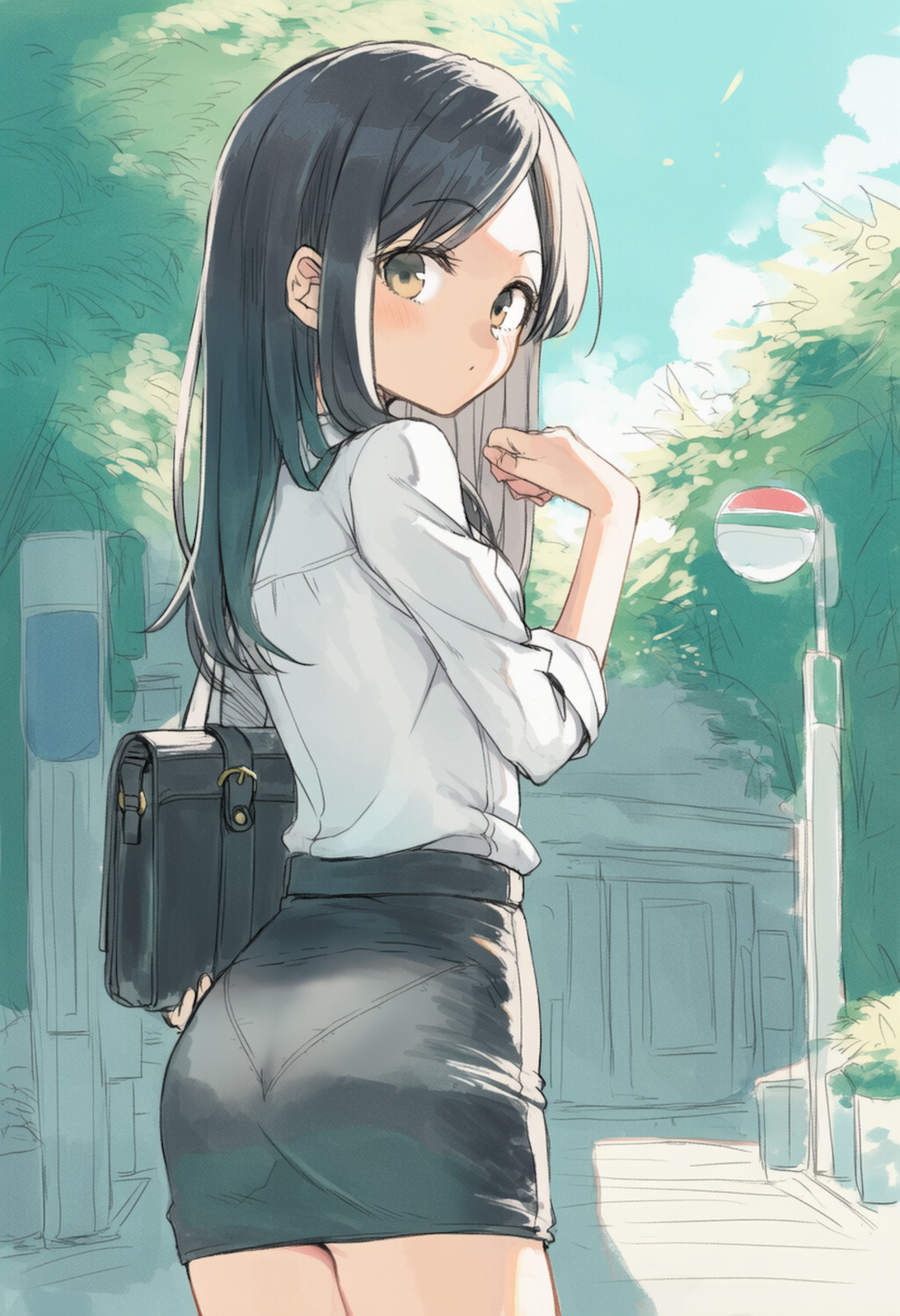 OLとギャルのお尻