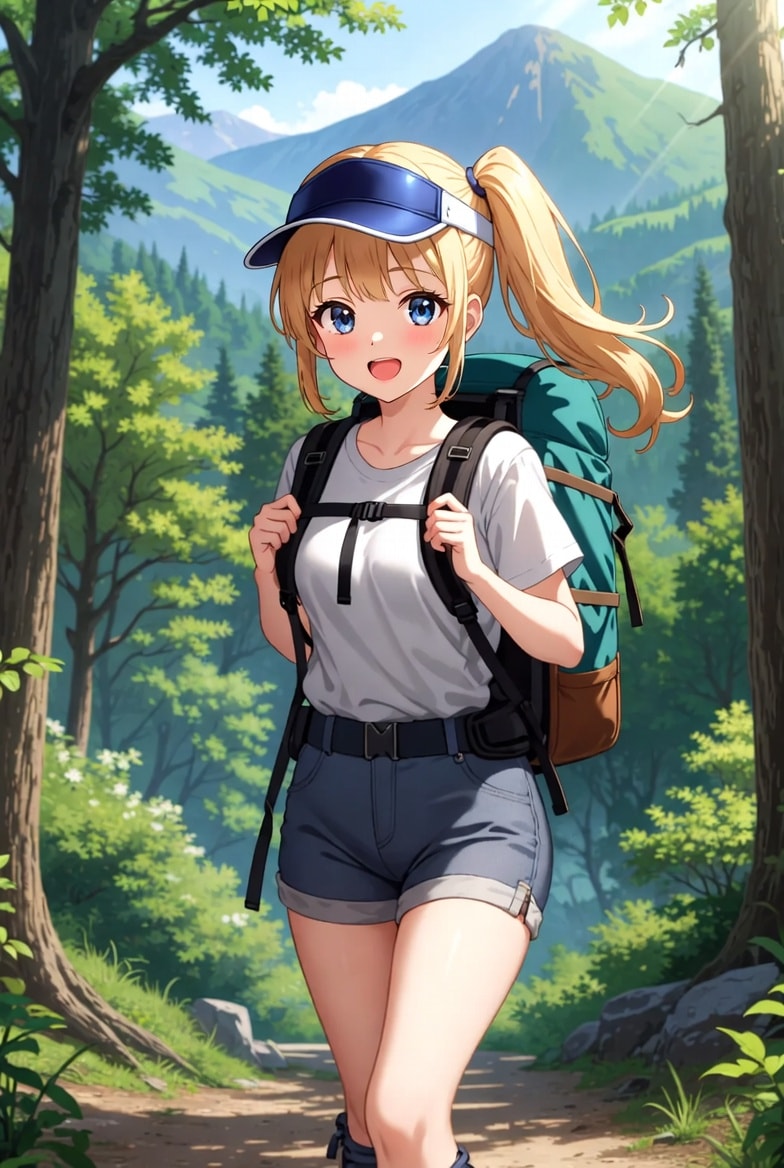 登山中