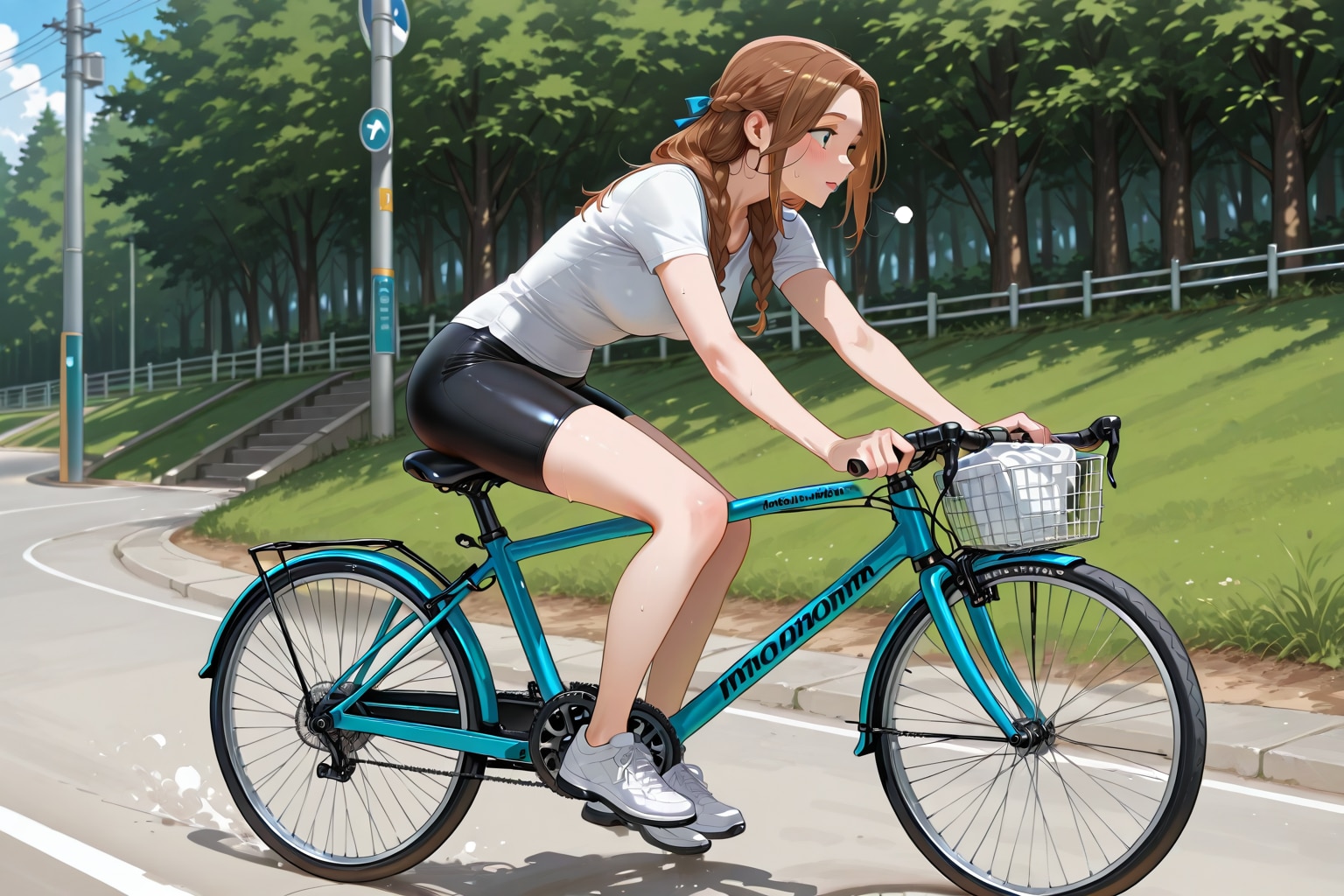 ママ on the ママチャリ | の人気AIイラスト・グラビア