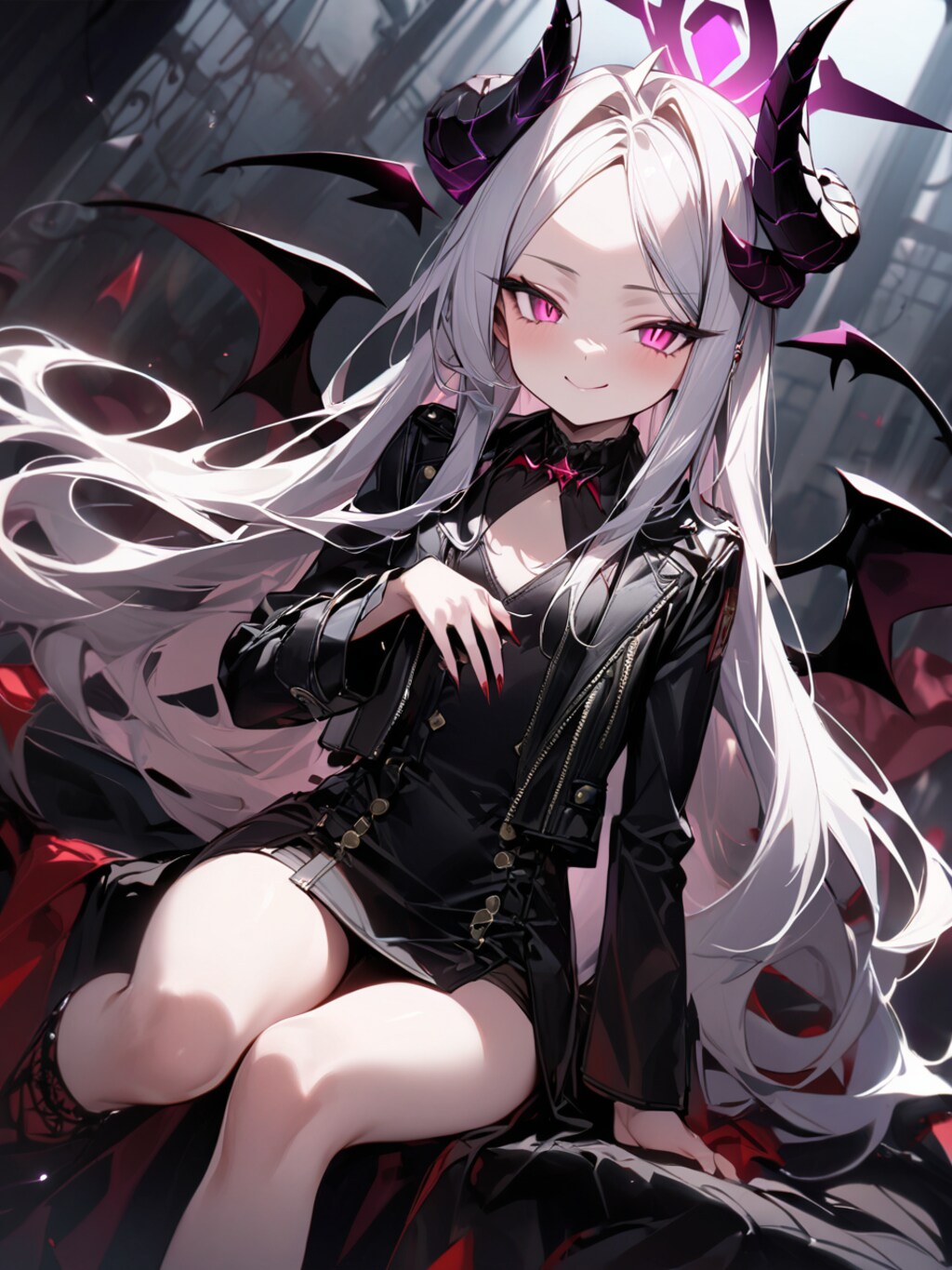 小悪魔の妖しい瞳【ブルアカ・空崎ヒナ】