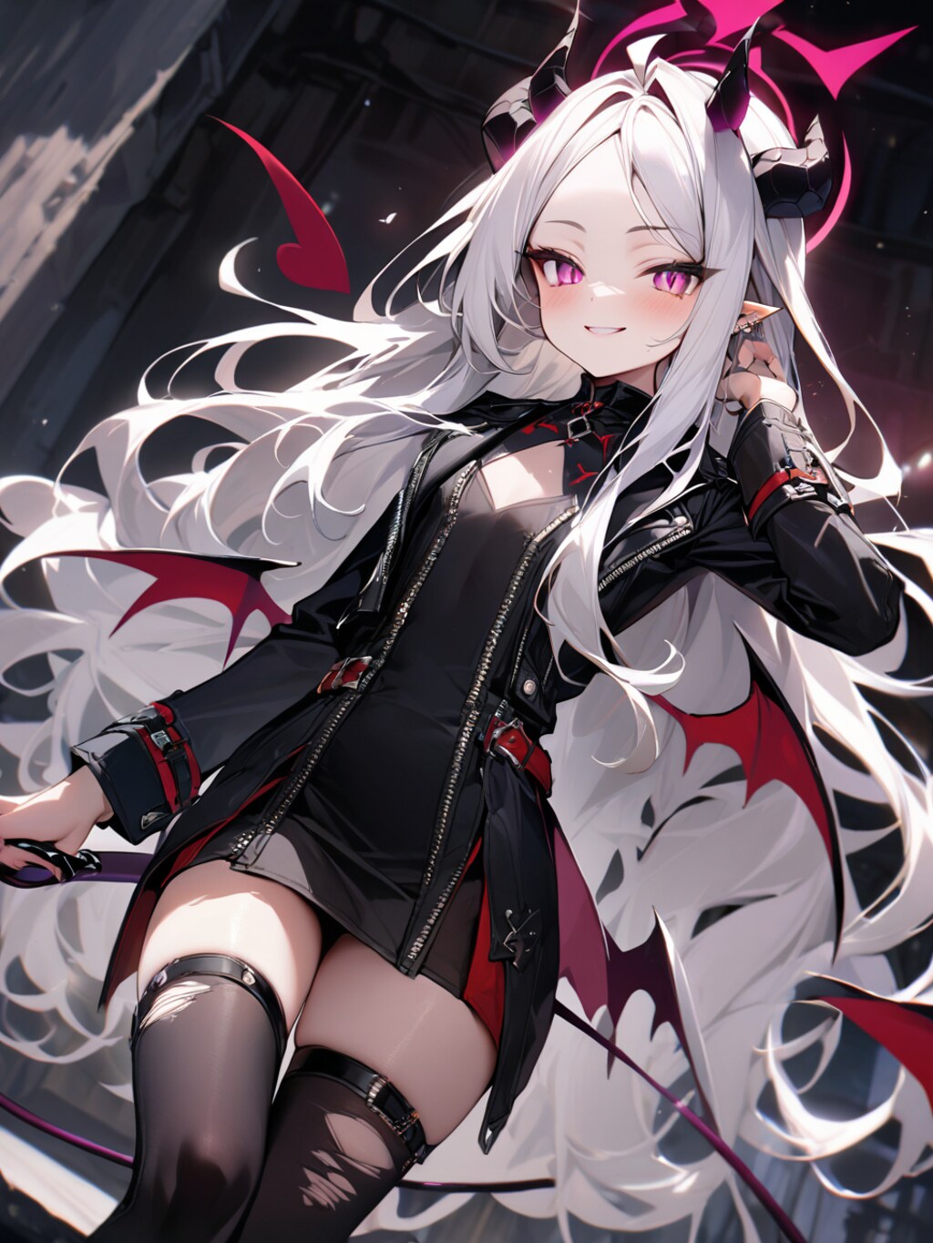 小悪魔の妖しい瞳【ブルアカ・空崎ヒナ】