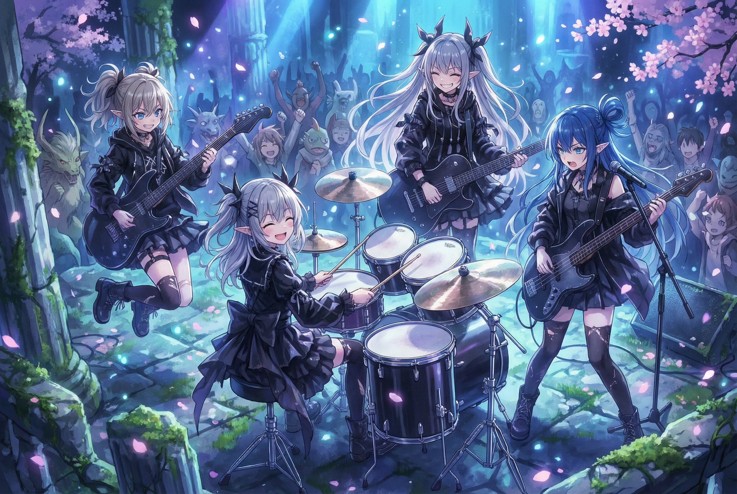 えるふ・ざ・ろっくフェス | の人気AIイラスト・グラビア