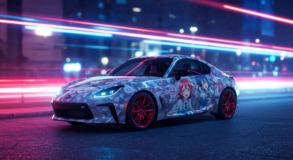 ラブライブ痛車GR86