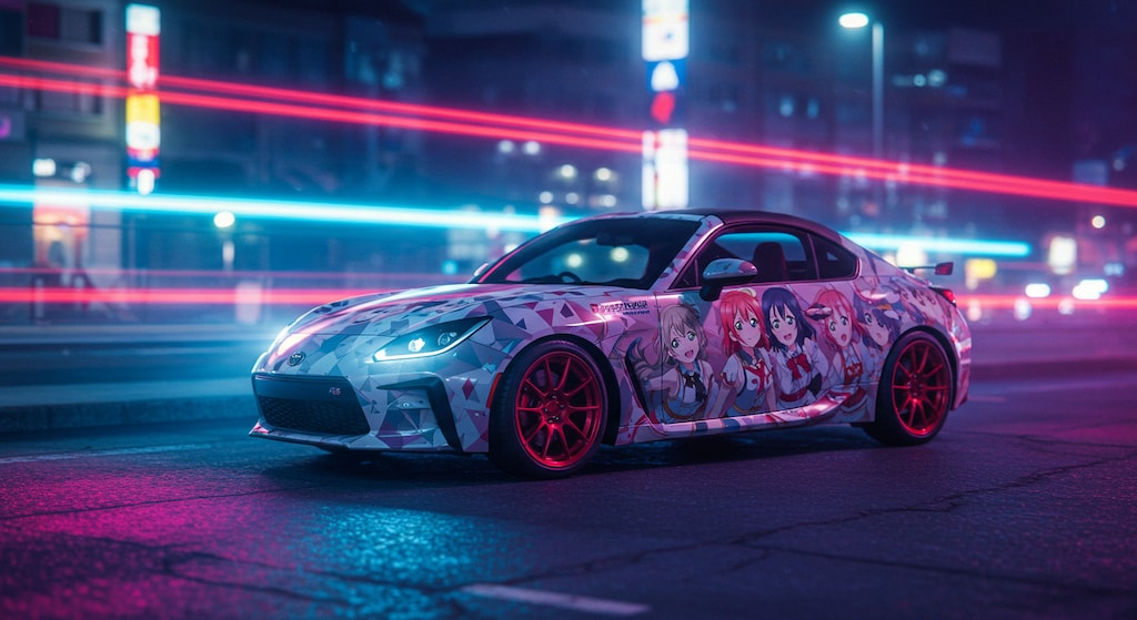 ラブライブ痛車GR86