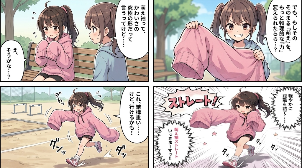 萌え袖ファイター誕生