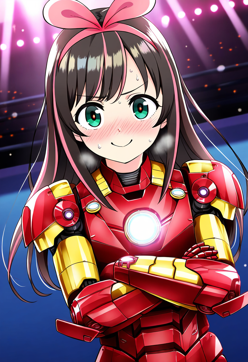 アイアンマンとコラボしたキズナアイ