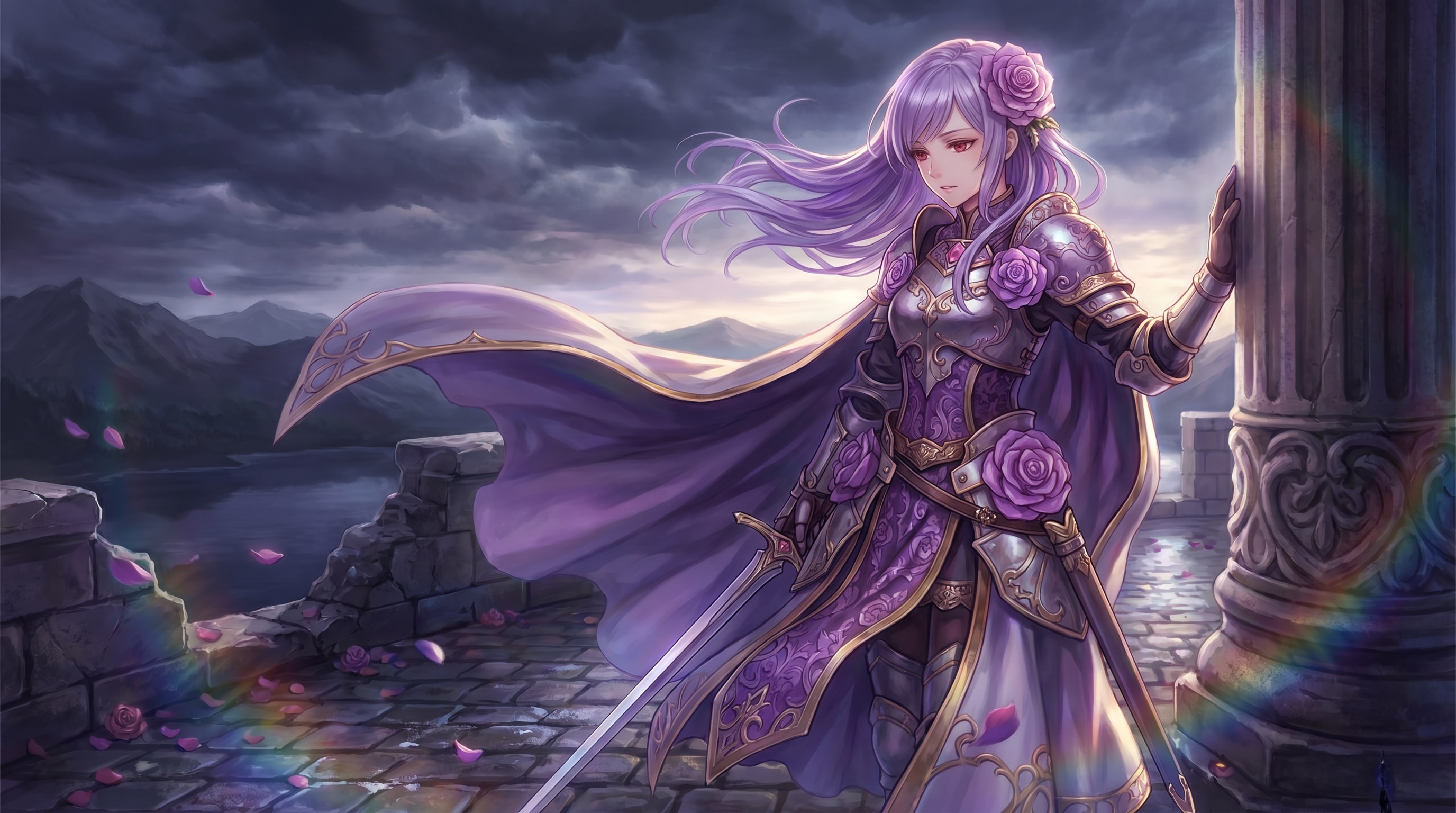 紫薔薇の騎士譚 | の人気AIイラスト・グラビア